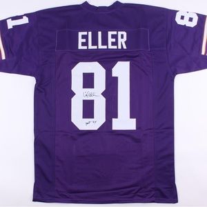 Carl Eller signed Vikings jersey inscribed “HOF 04”